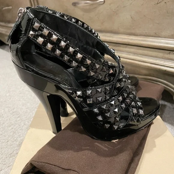バーバリープローサム Burberry Pistachio Prorsum Cadet Studded Bag - Ann's
